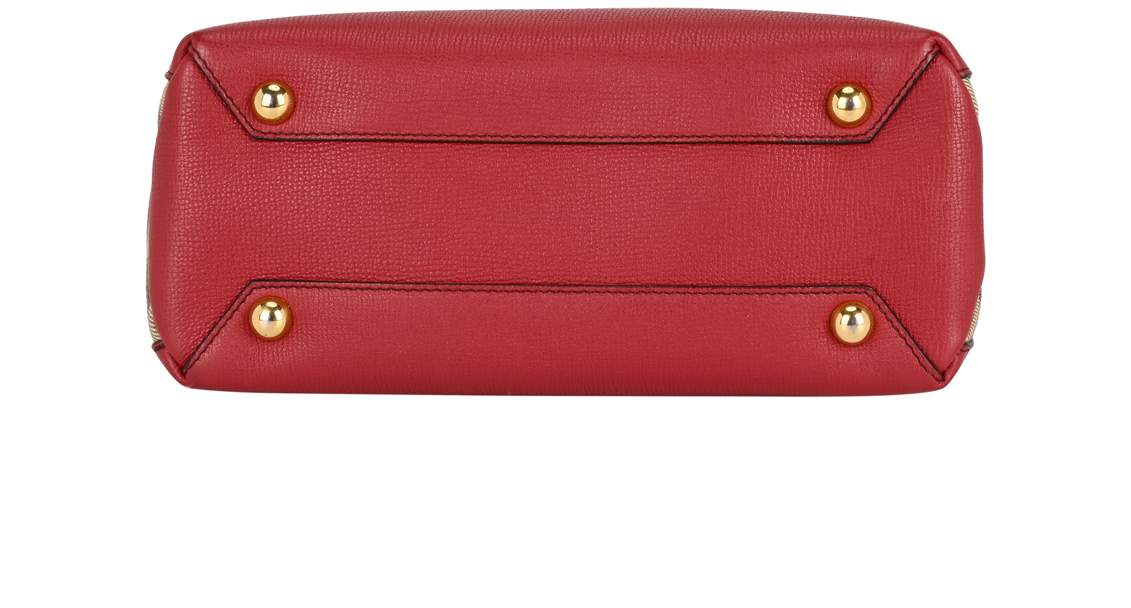 Small Banner, &pound;495, Handbags, Red, Leather, Top view